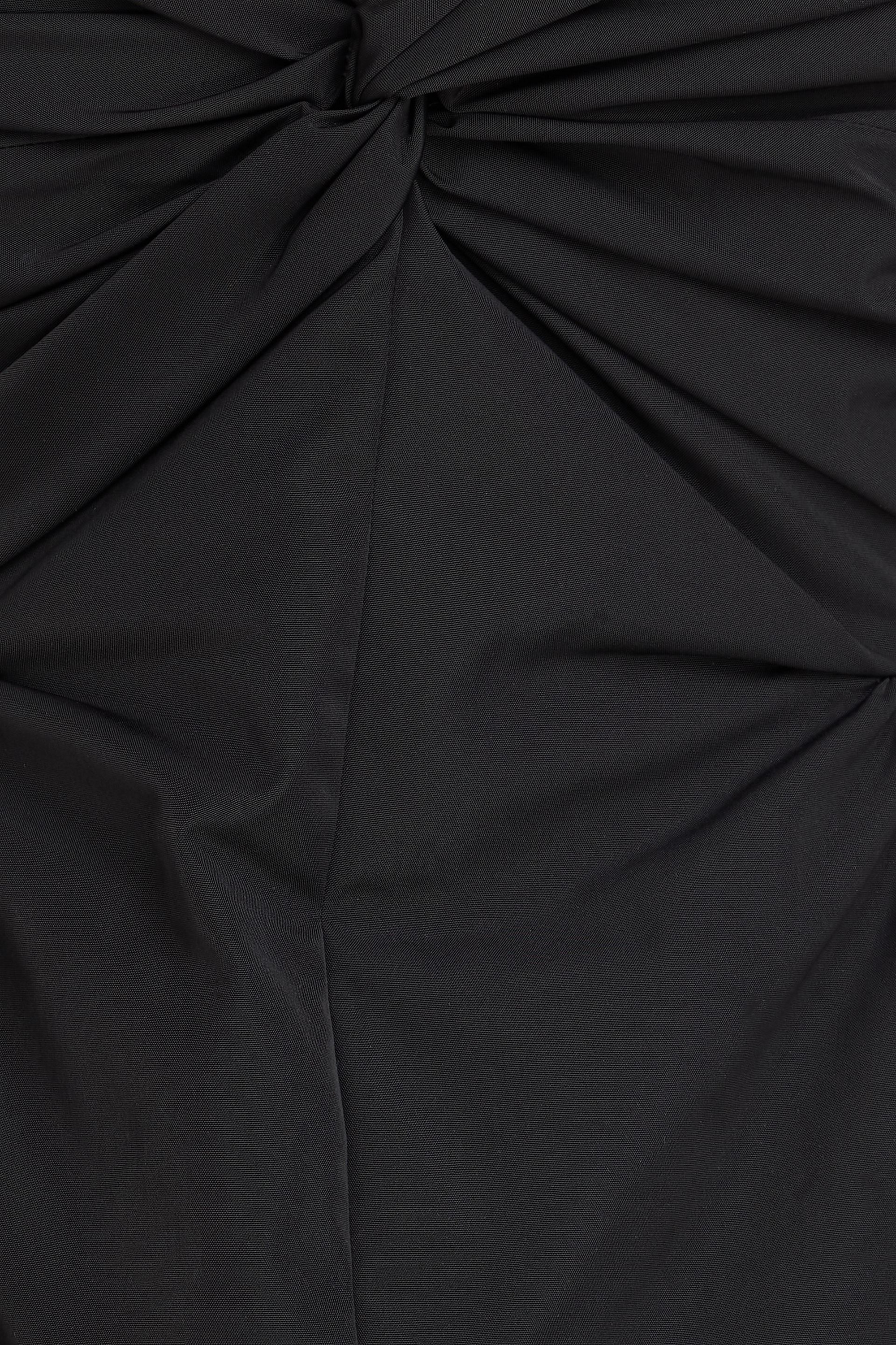 Kika Vargas Hebe strapless faux pearl-embellished woven top