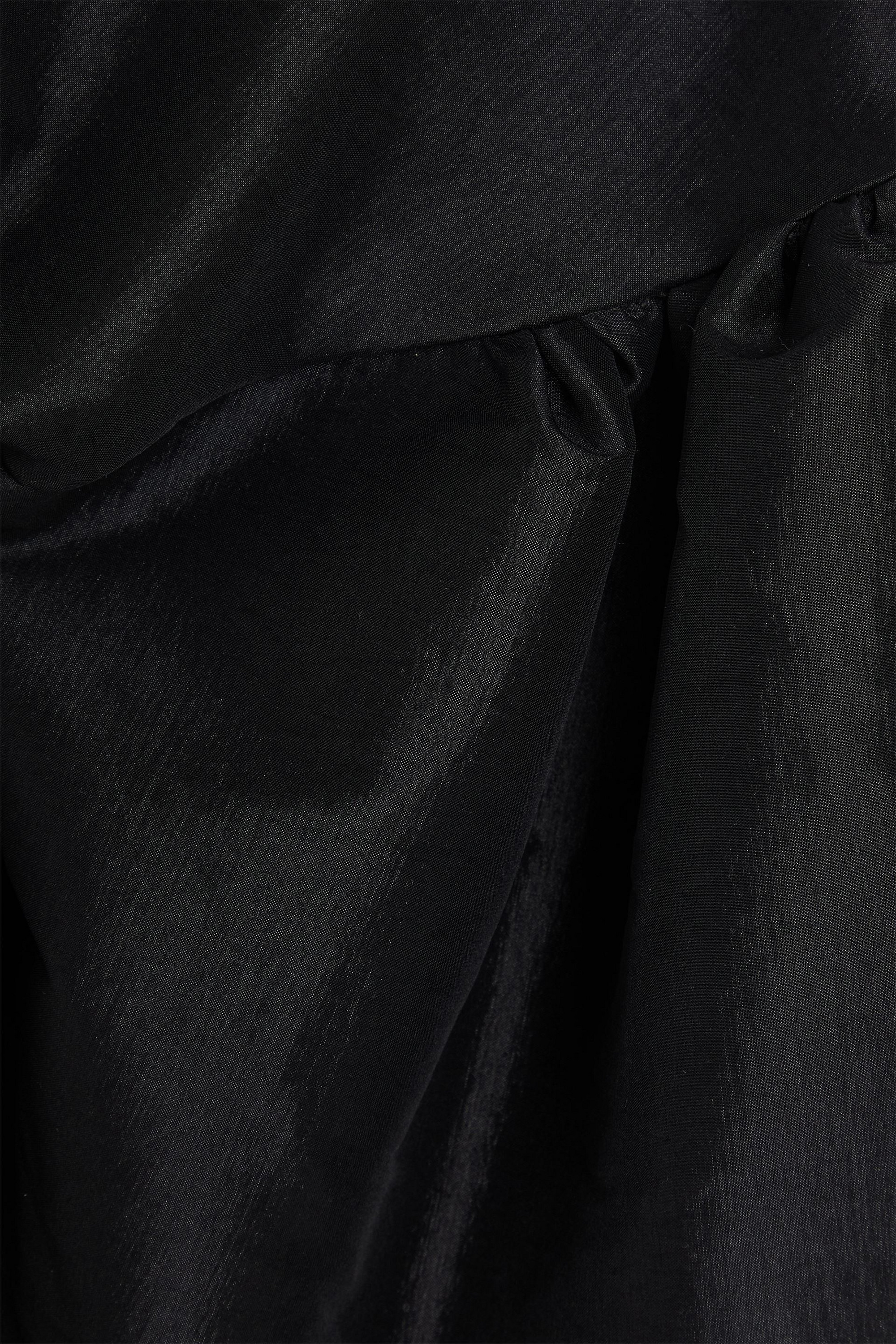 Kika Vargas Myrna taffeta top thumbnail