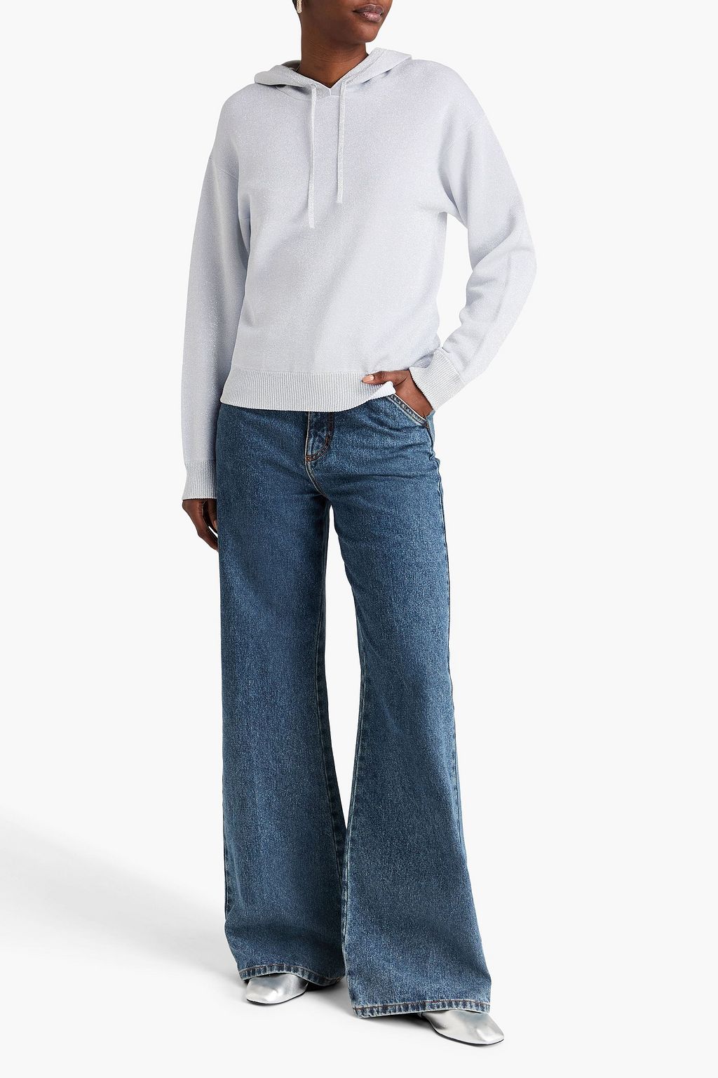 MISSONI Metallic knitted hoodie | THE OUTNET