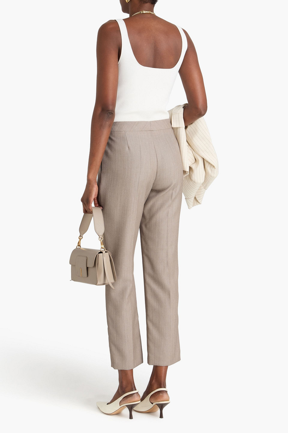 Altuzarra - Wool Tapered Pants - Neutral - Fr 42 