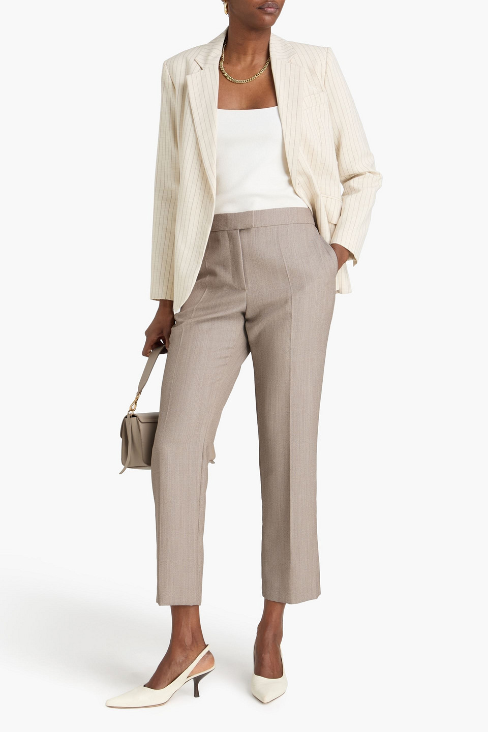  Altuzarra - Wool Tapered Pants - Neutral - Fr 42 