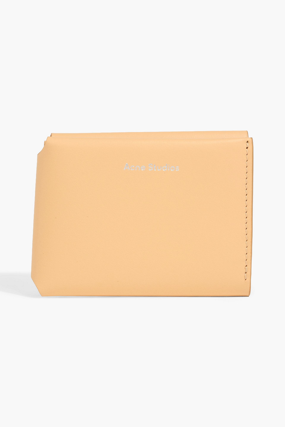 Acne Studios Leather Wallet In Sand