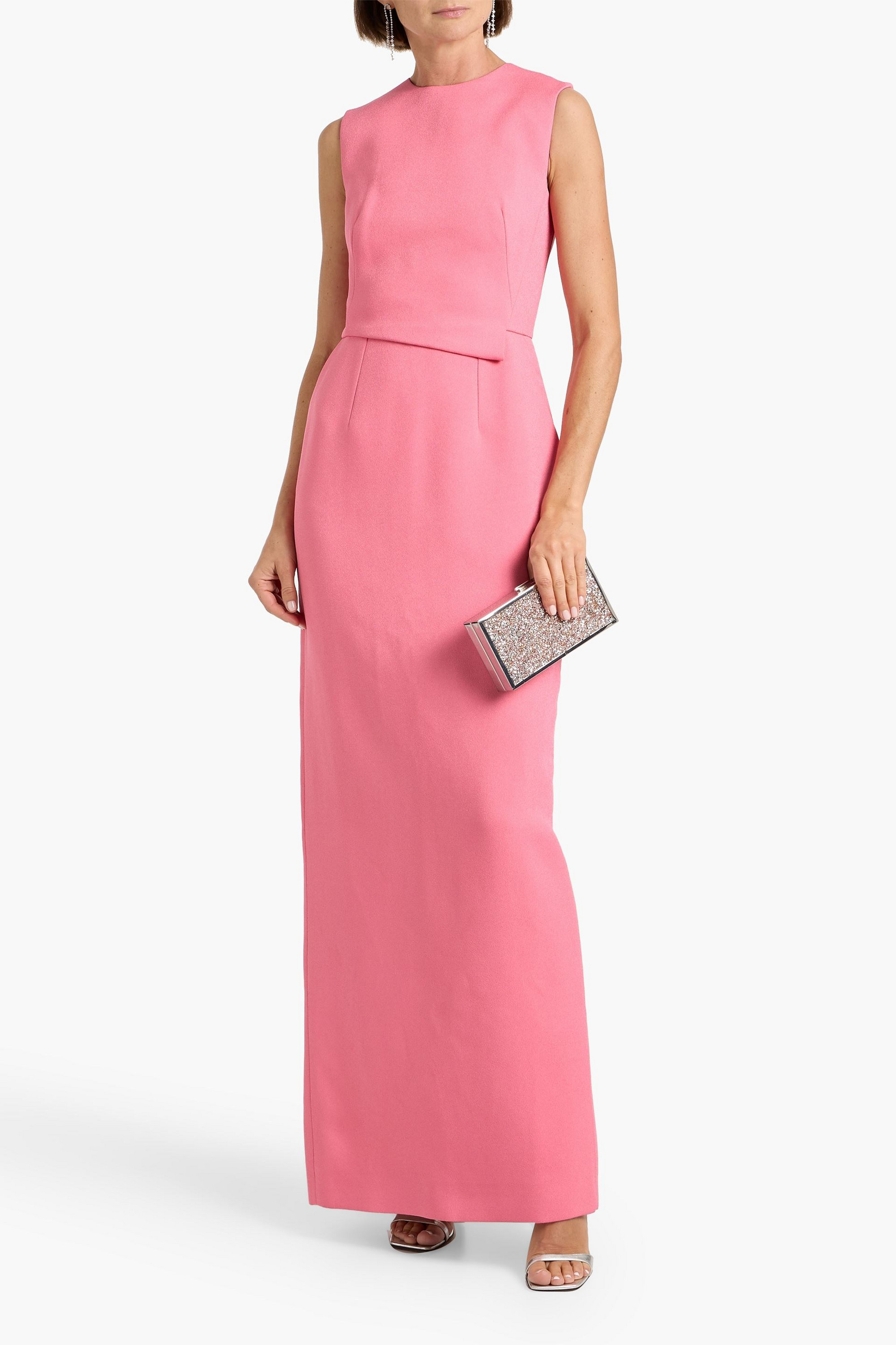 Emilia Wickstead Juulia asymmetric crepe gown