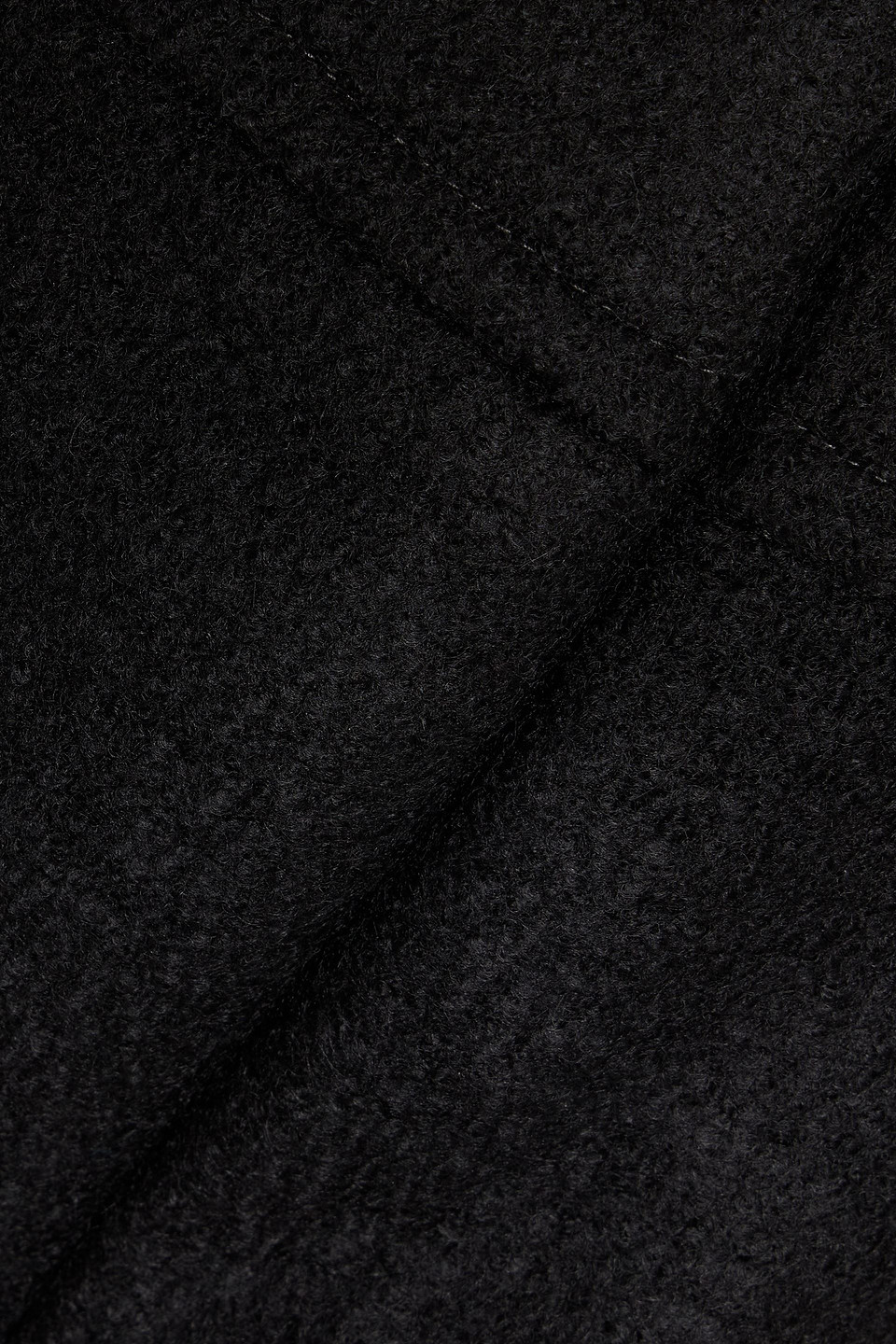 Another Tomorrow Wool Mini Skirt In Multi