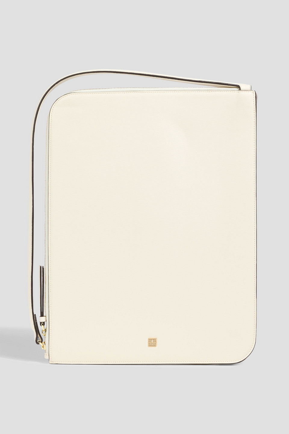 Totême Slim Leather Tote In Sand