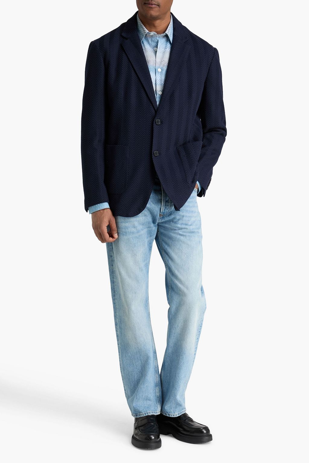 MISSONI Crochet-knit cotton-blend blazer | THE OUTNET