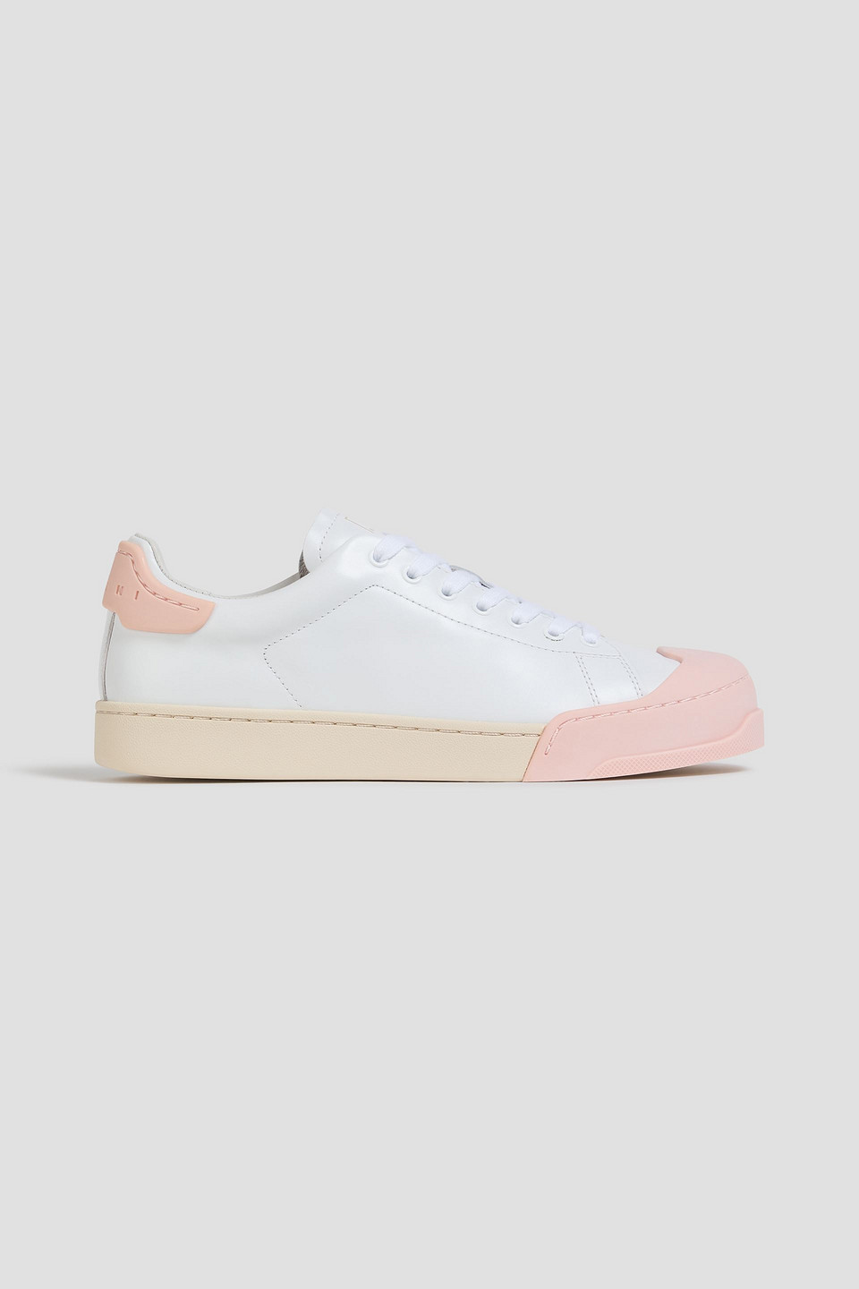 marni - dada leather sneakers - white - eu 39