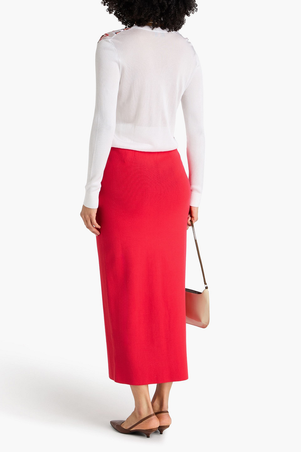  Missoni - Midirock Aus Stretch-strick - Rot - It 40 