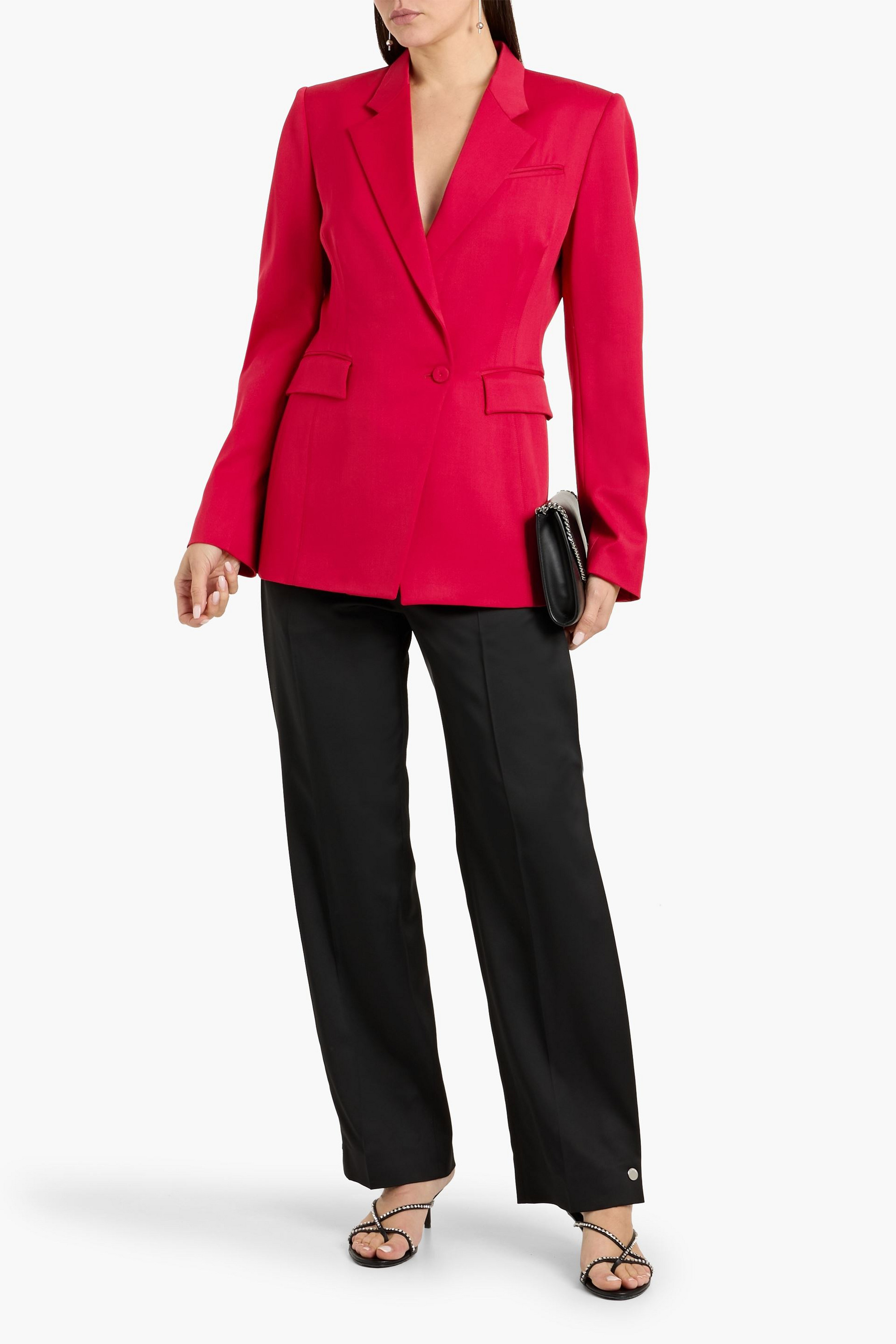 Another Tomorrow Wool-blend blazer