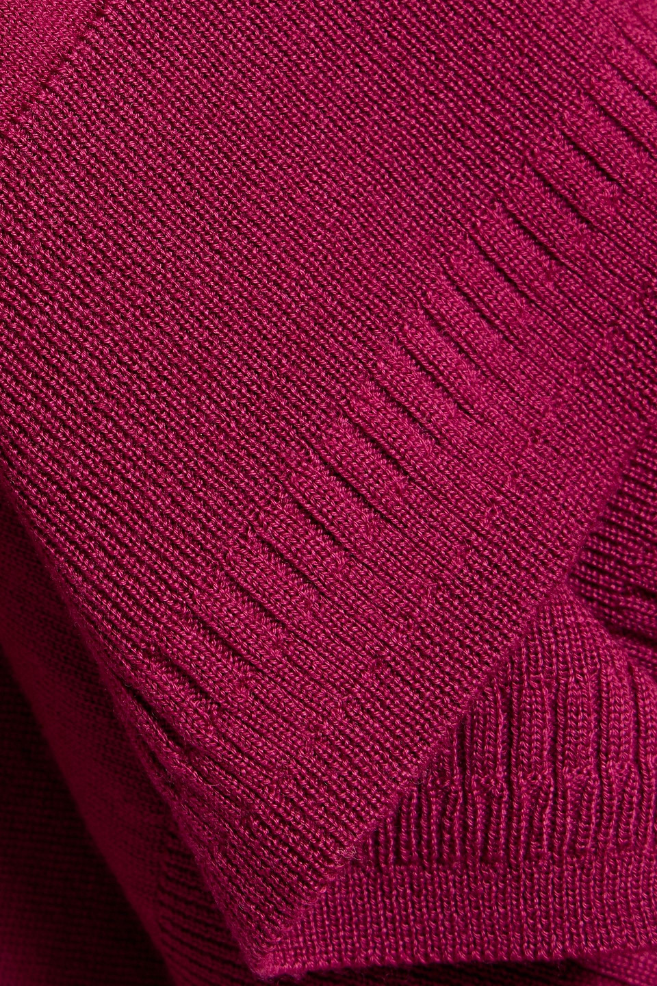 Another Tomorrow Wool Sweater In Pink