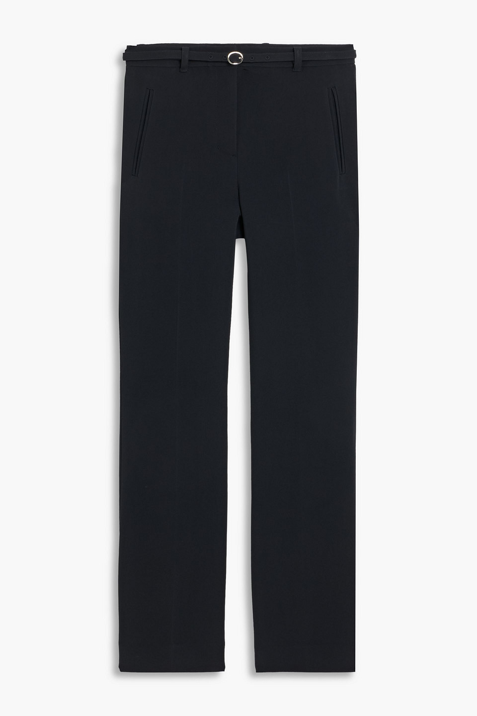 3.1 Phillip Lim Belted Crepe Flared Pants In Black