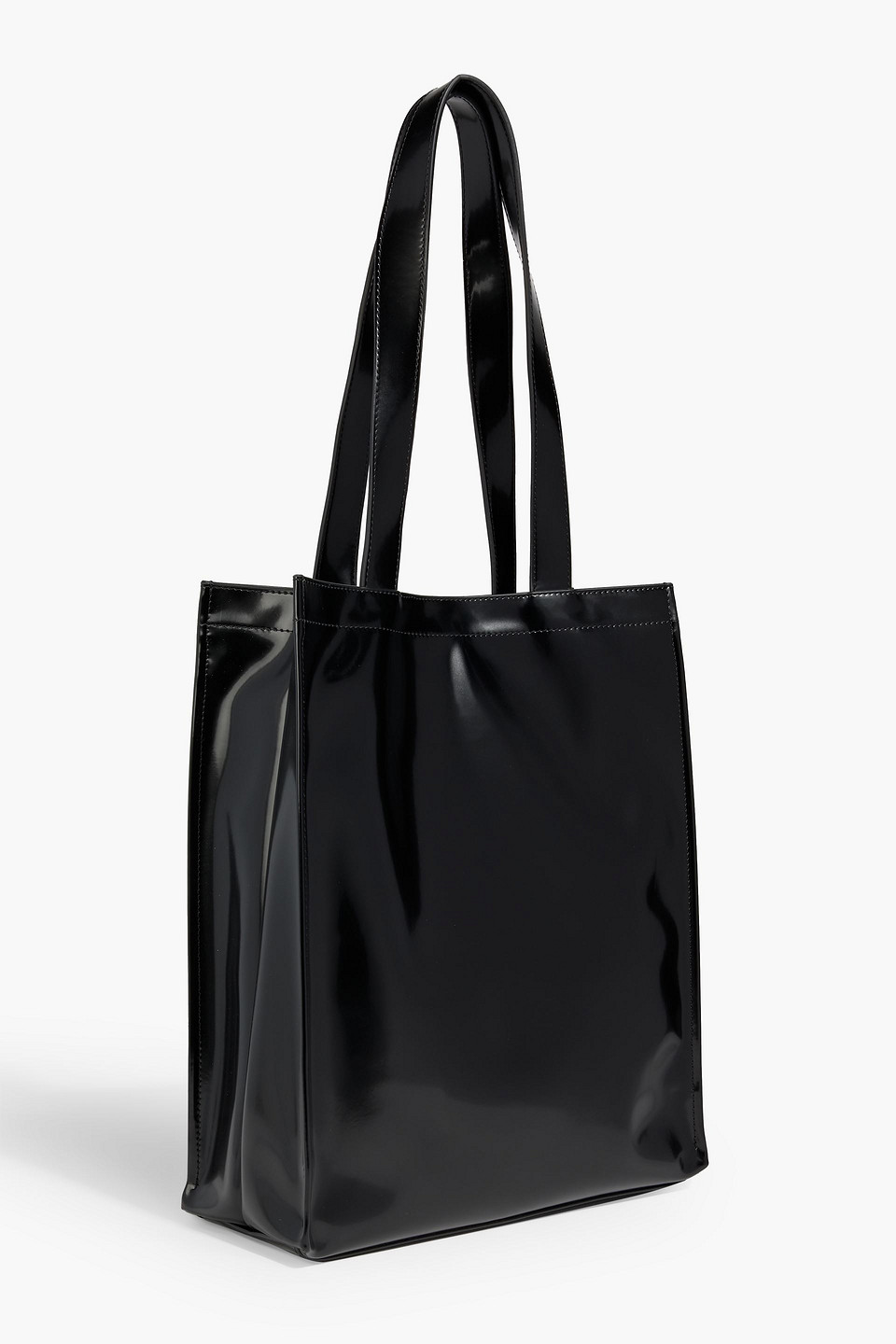 Acne Studios Embossed Tote In Black