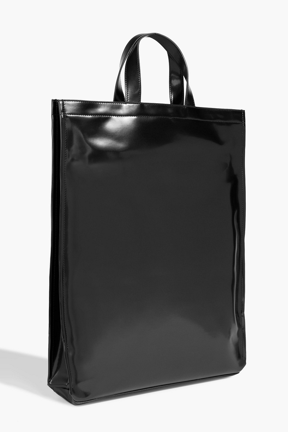 Acne Studios Embossed Tote In Black