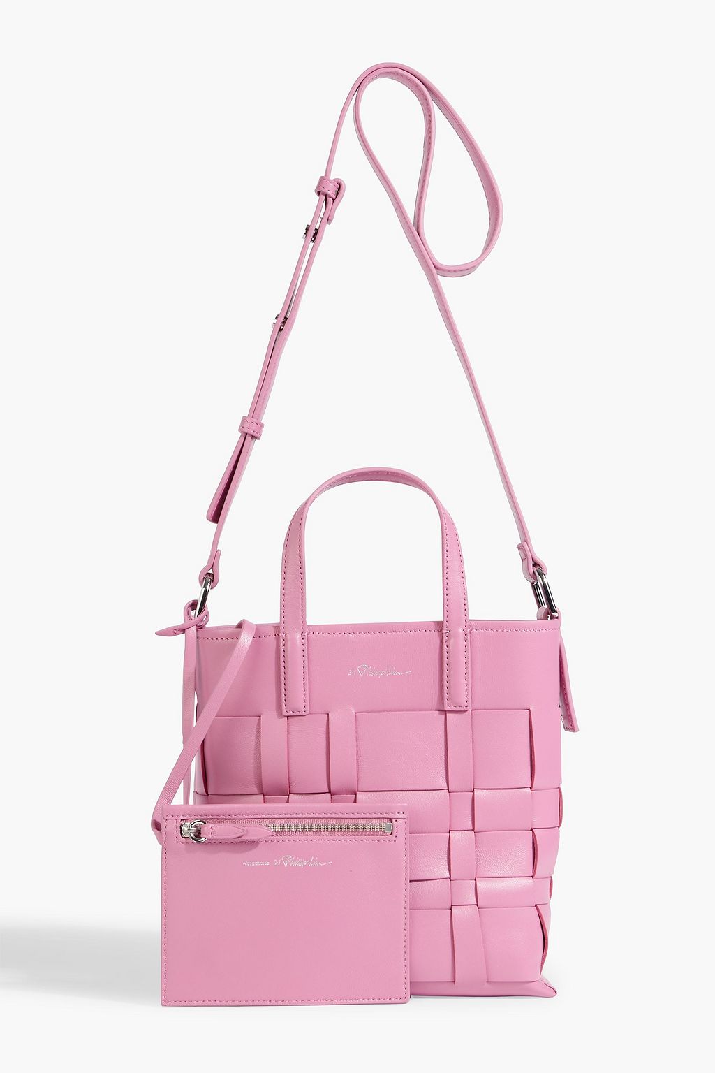 3.1 PHILLIP LIM Odita mini woven leather bucket bag | THE OUTNET