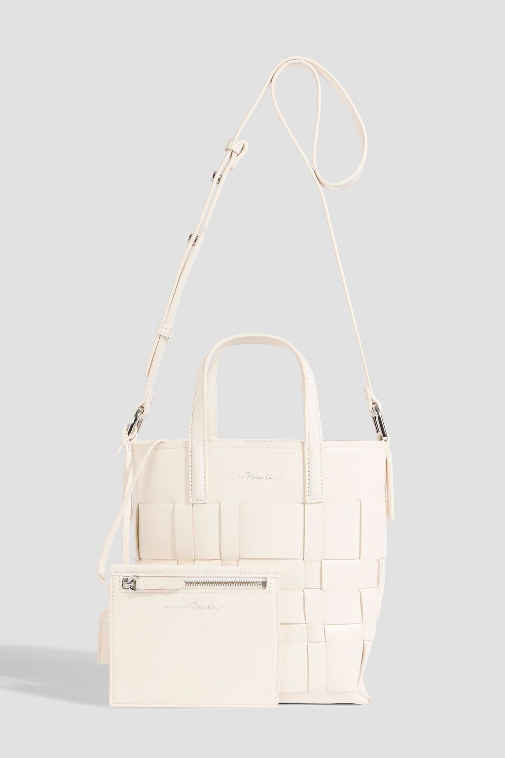 3.1 PHILLIP LIM Odita mini woven leather bucket bag | THE OUTNET