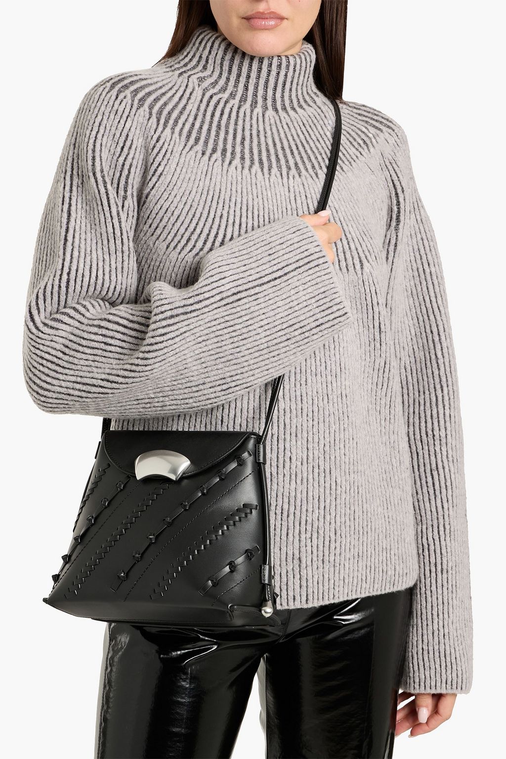 ブライスアウトフイット(lili) 3.1 PHILLIP LIM ID Petite Soft whipstitched leather cross-body bag