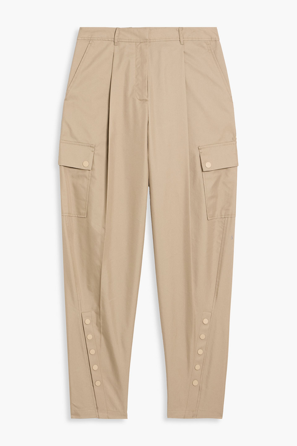 3.1 Phillip Lim Cotton-blend Twill Cargo Pants In Gray