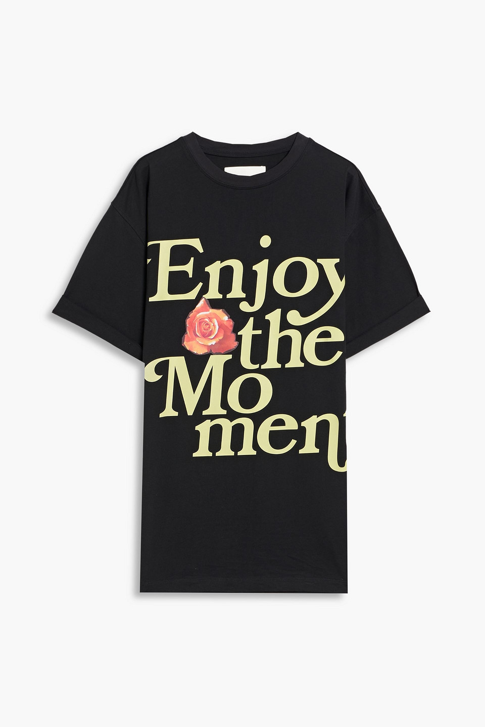 3.1 Phillip Lim Printed Cotton-jersey T-shirt In Black