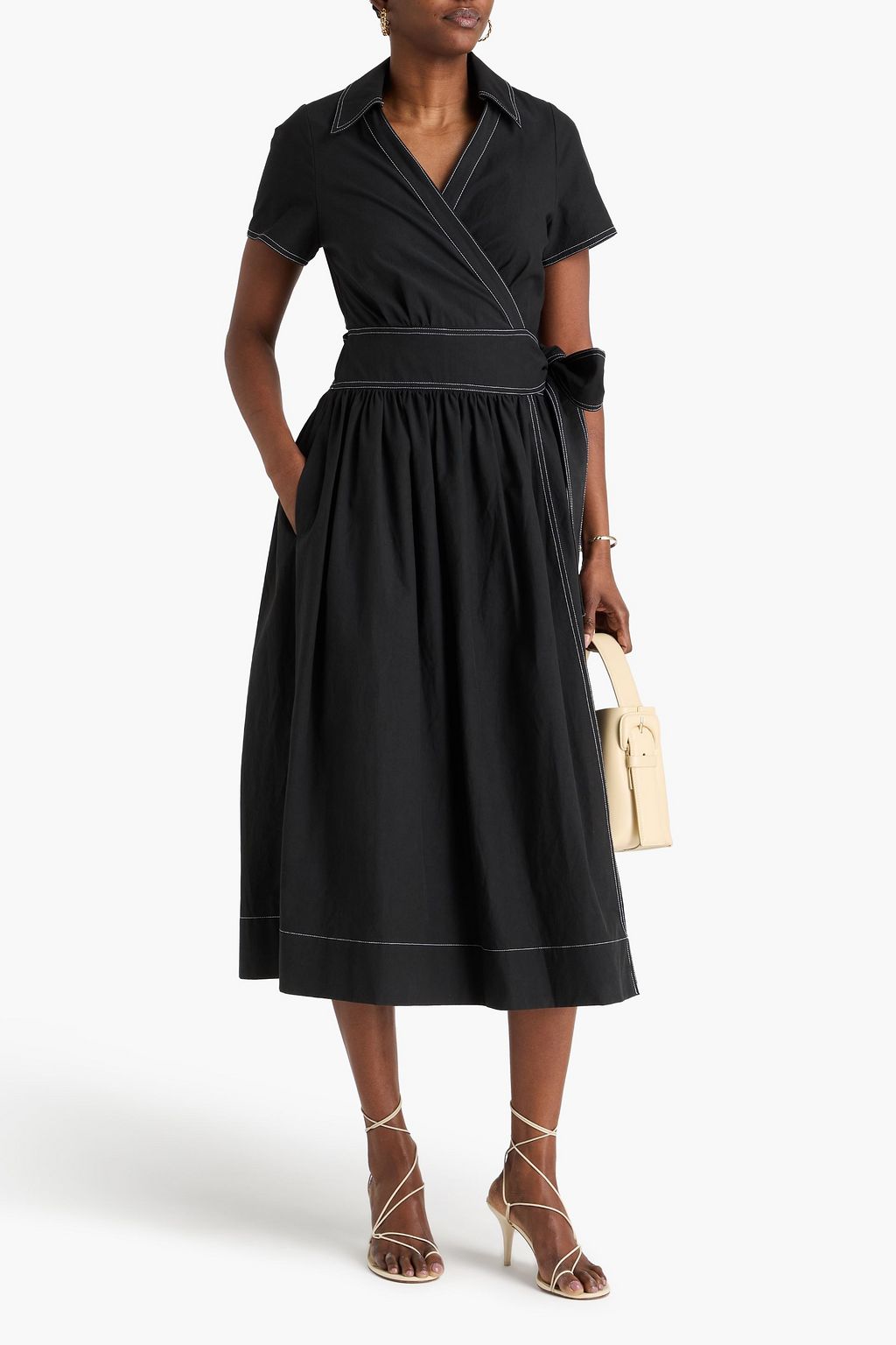 lyocell blend wrap midi dress & Other Stories Skapa din egen story SE