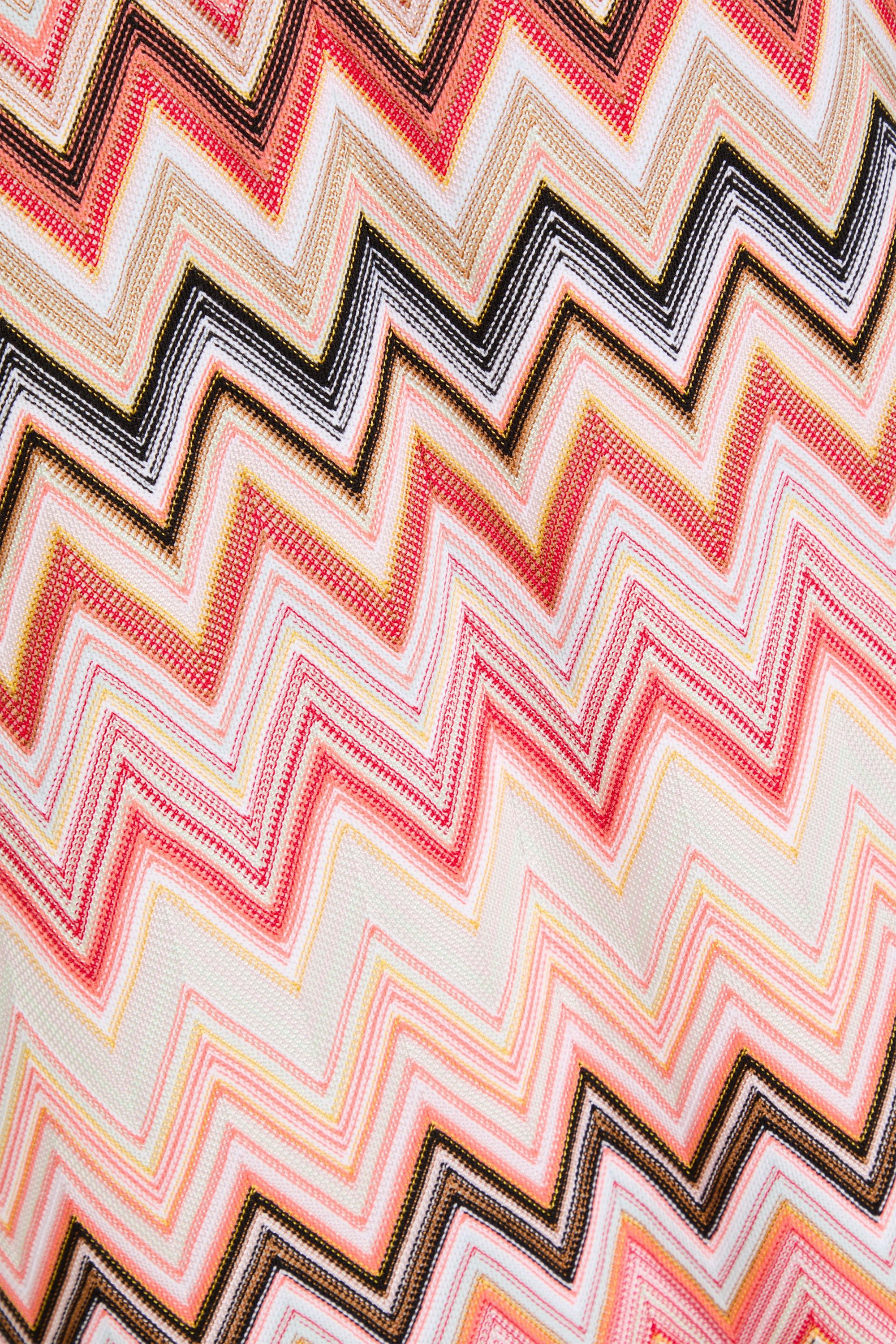 Missoni Crochet-knit cotton-blend mini dress