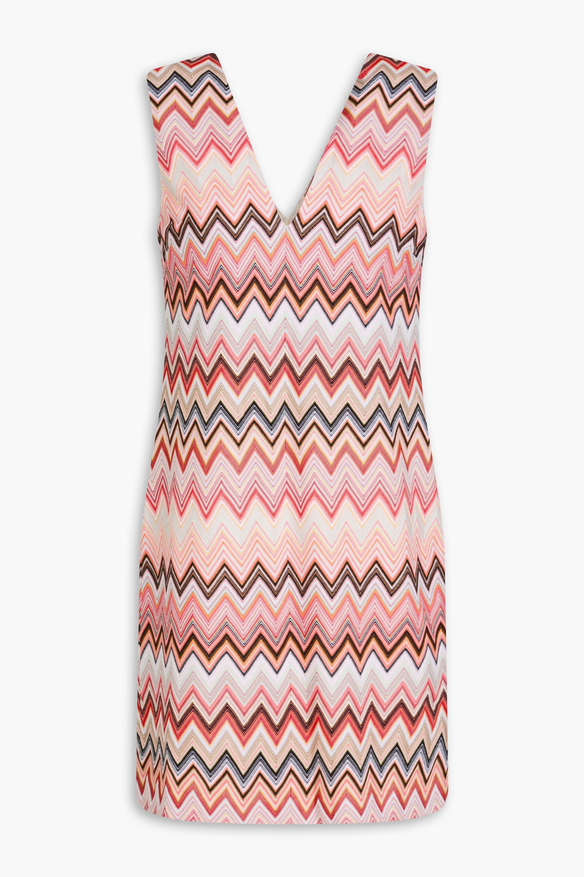 Missoni Crochet-knit cotton-blend mini dress
