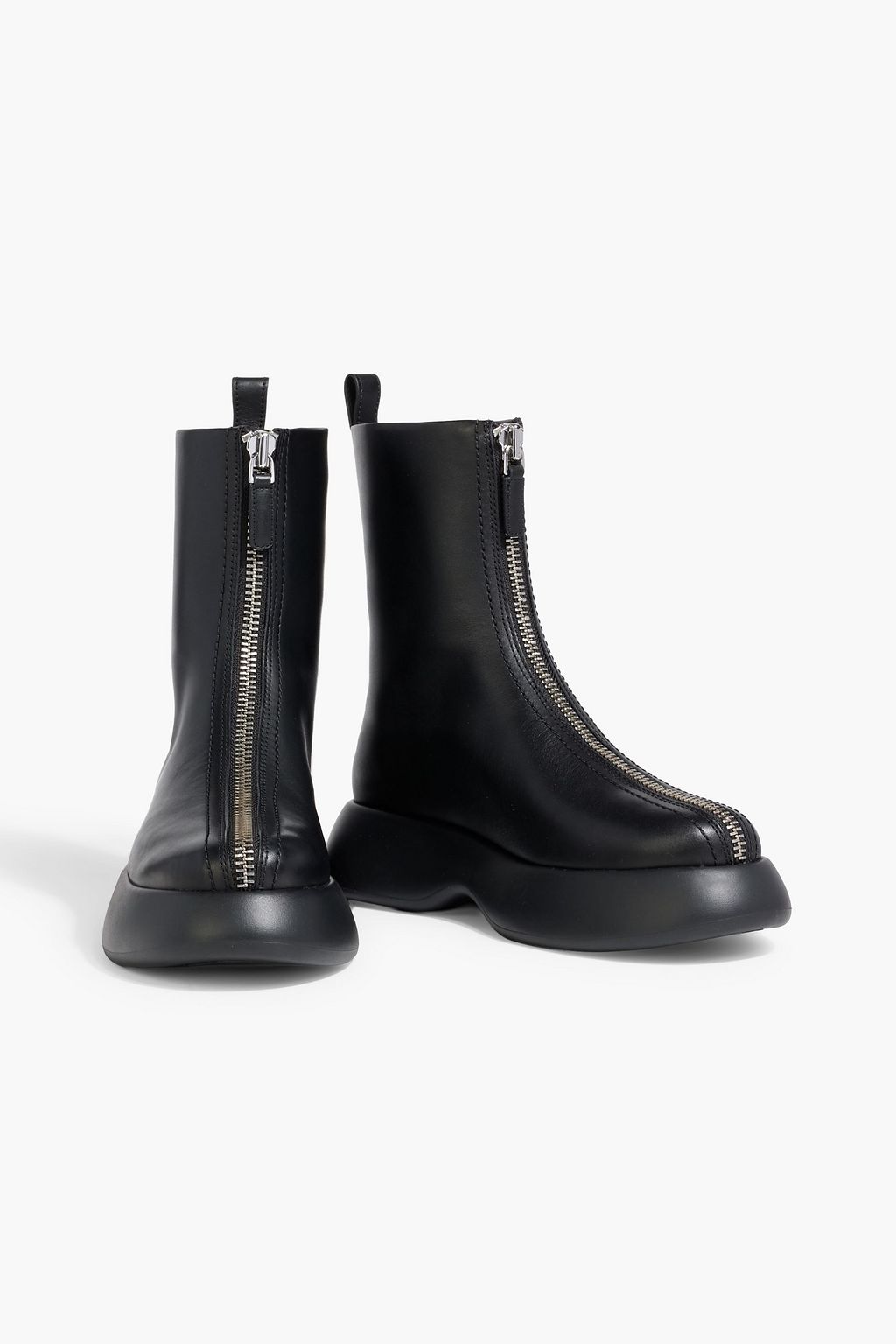 3.1 PHILLIP LIM Mercer leather platform ankle boots | THE OUTNET