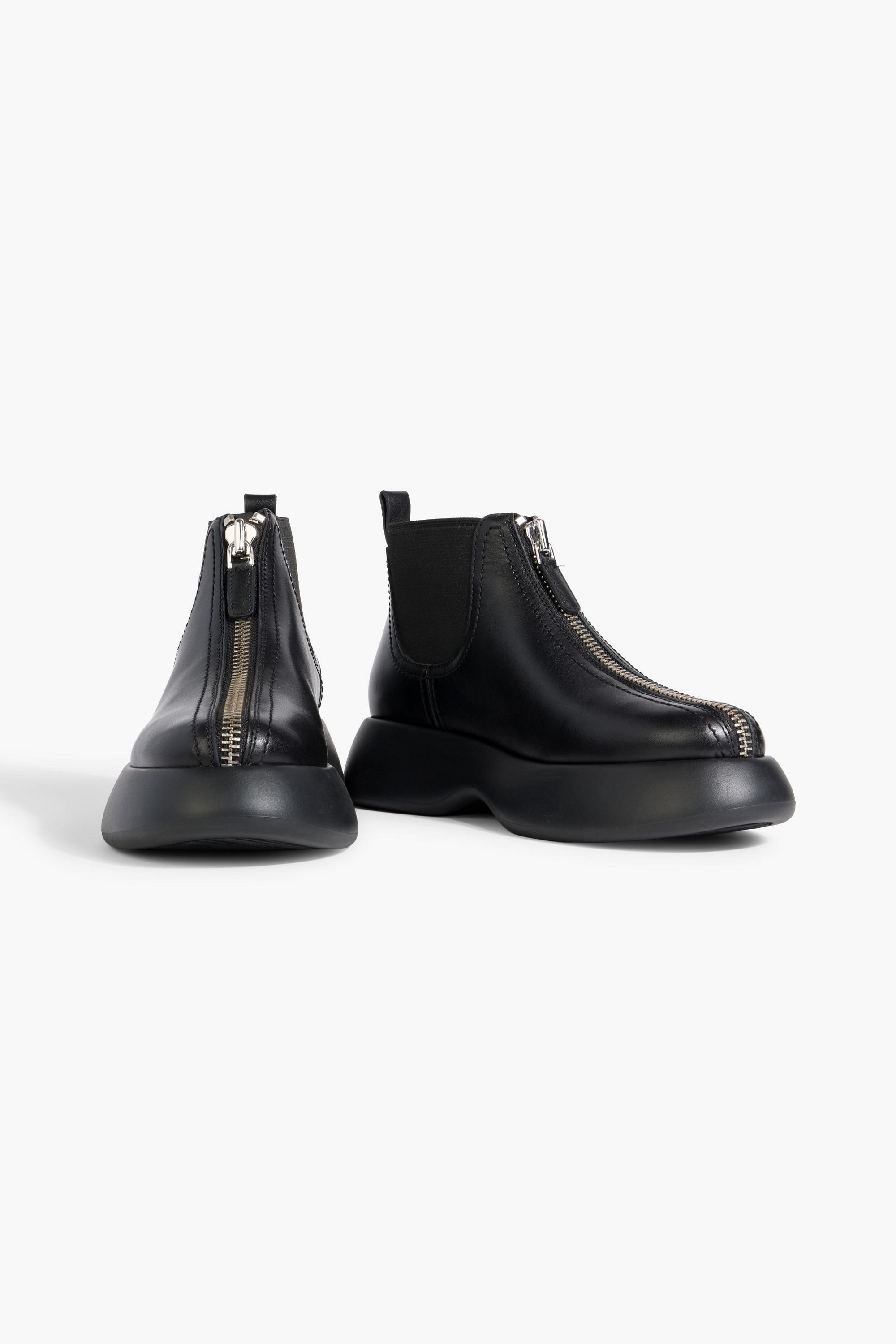 3.1 Phillip Lim Mercer leather platform ankle boots