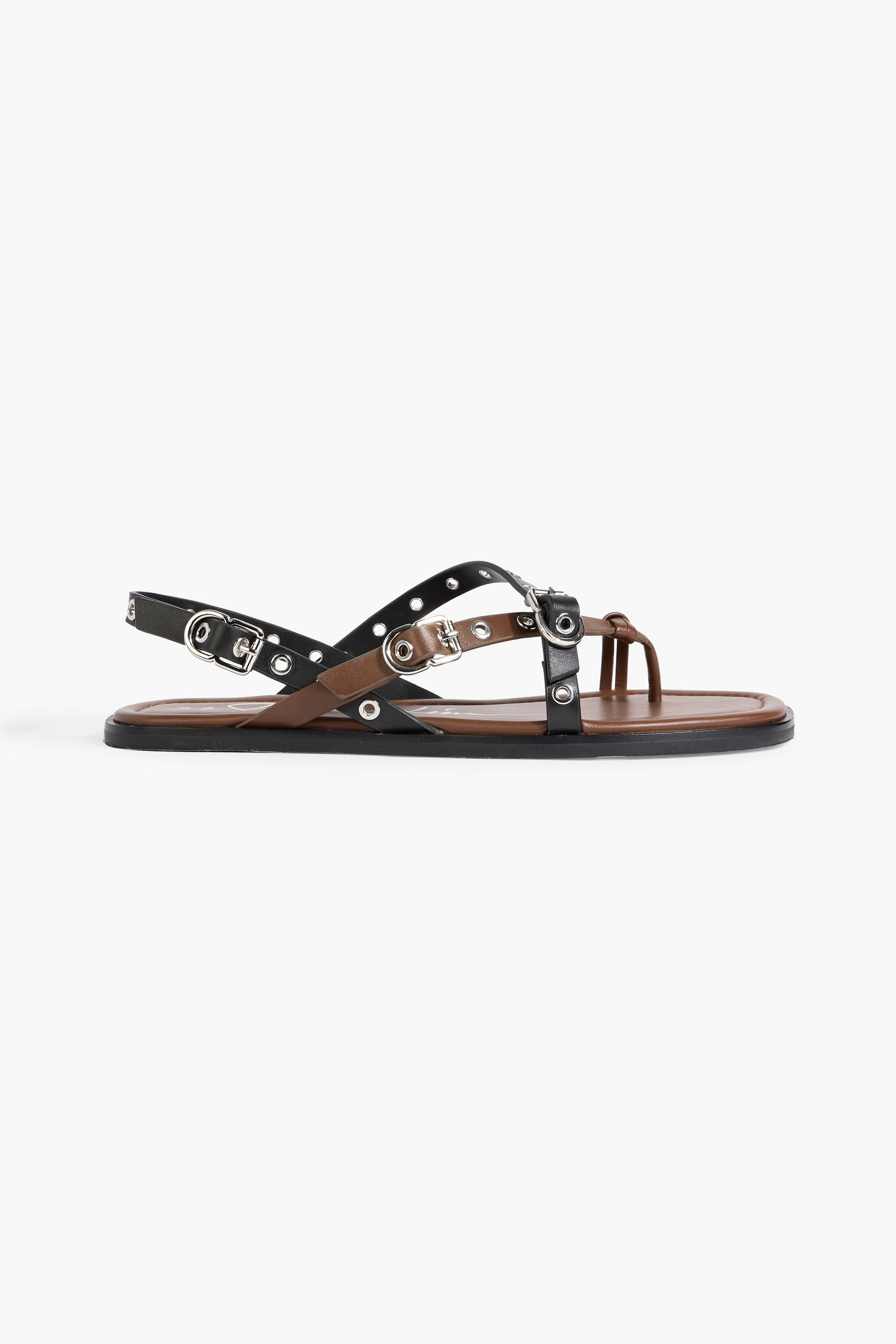 3.1 Phillip Lim Two-tone leather slingback sandals