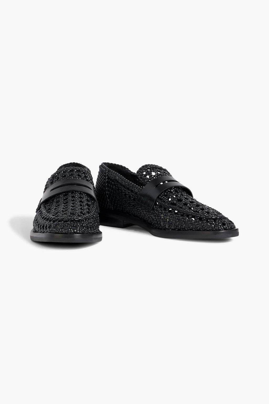3.1 PHILLIP LIM Woven leather loafers | THE OUTNET