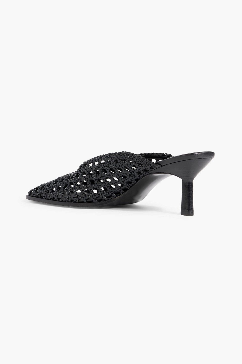  3.1 Phillip Lim - Id Macramé Leather Mules - Black - Eu 36 