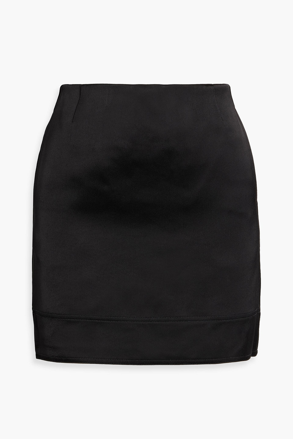 Totême Satin-crepe Mini Skirt In Black