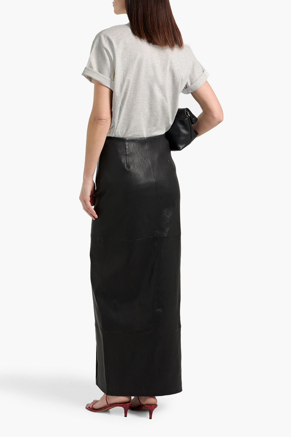 Totême Cotton-jersey T-shirt In Gray