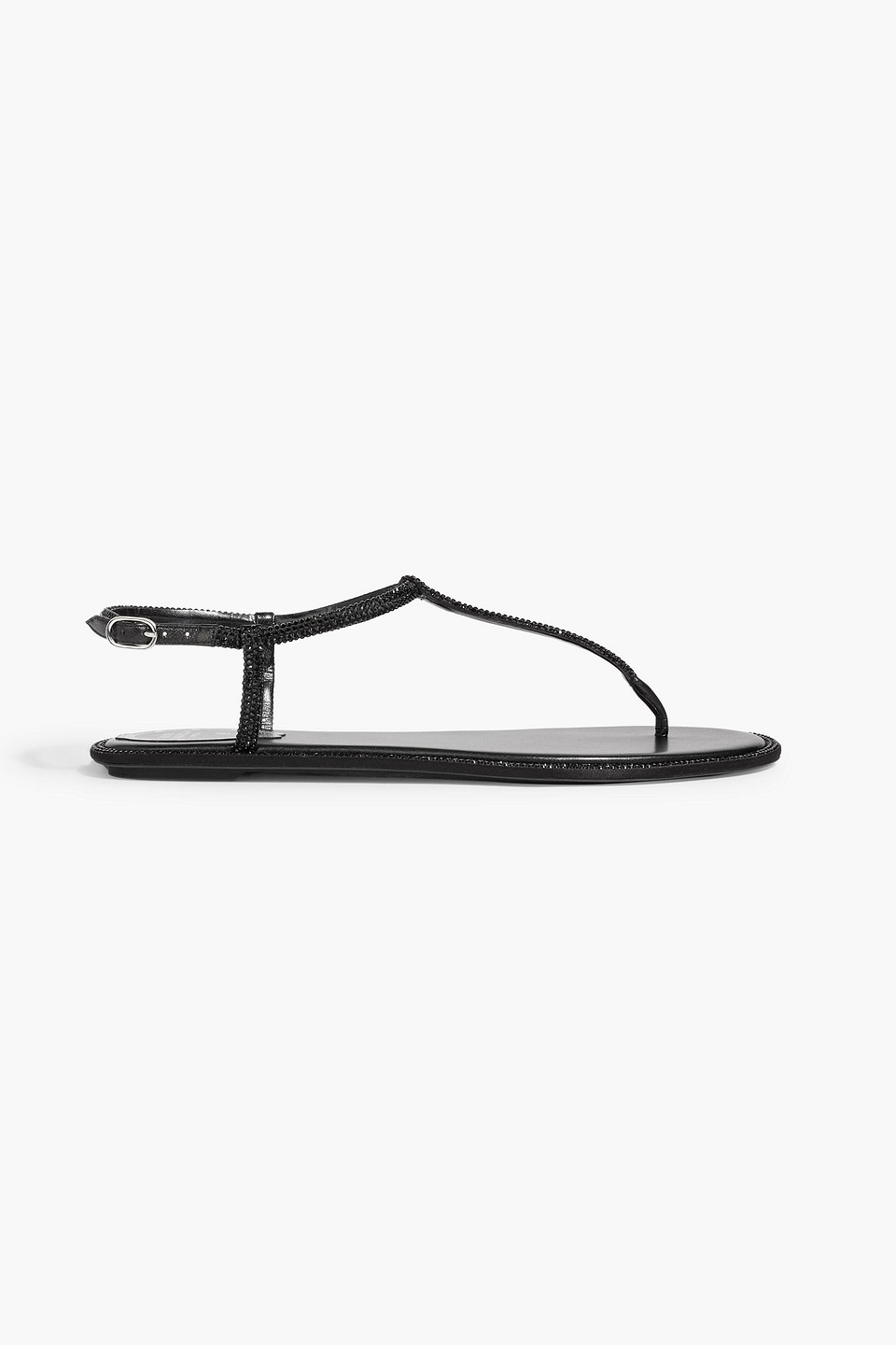René Caovilla Rene Caovilla Elegant Flats For The Modern Woman In Black