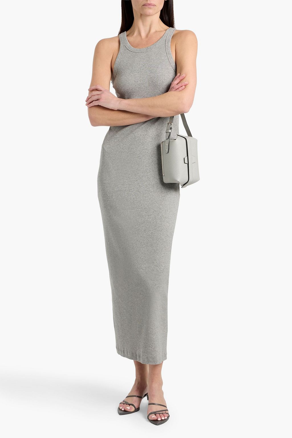 TOTEME Ribbed cotton-blend jersey maxi dress | THE OUTNET