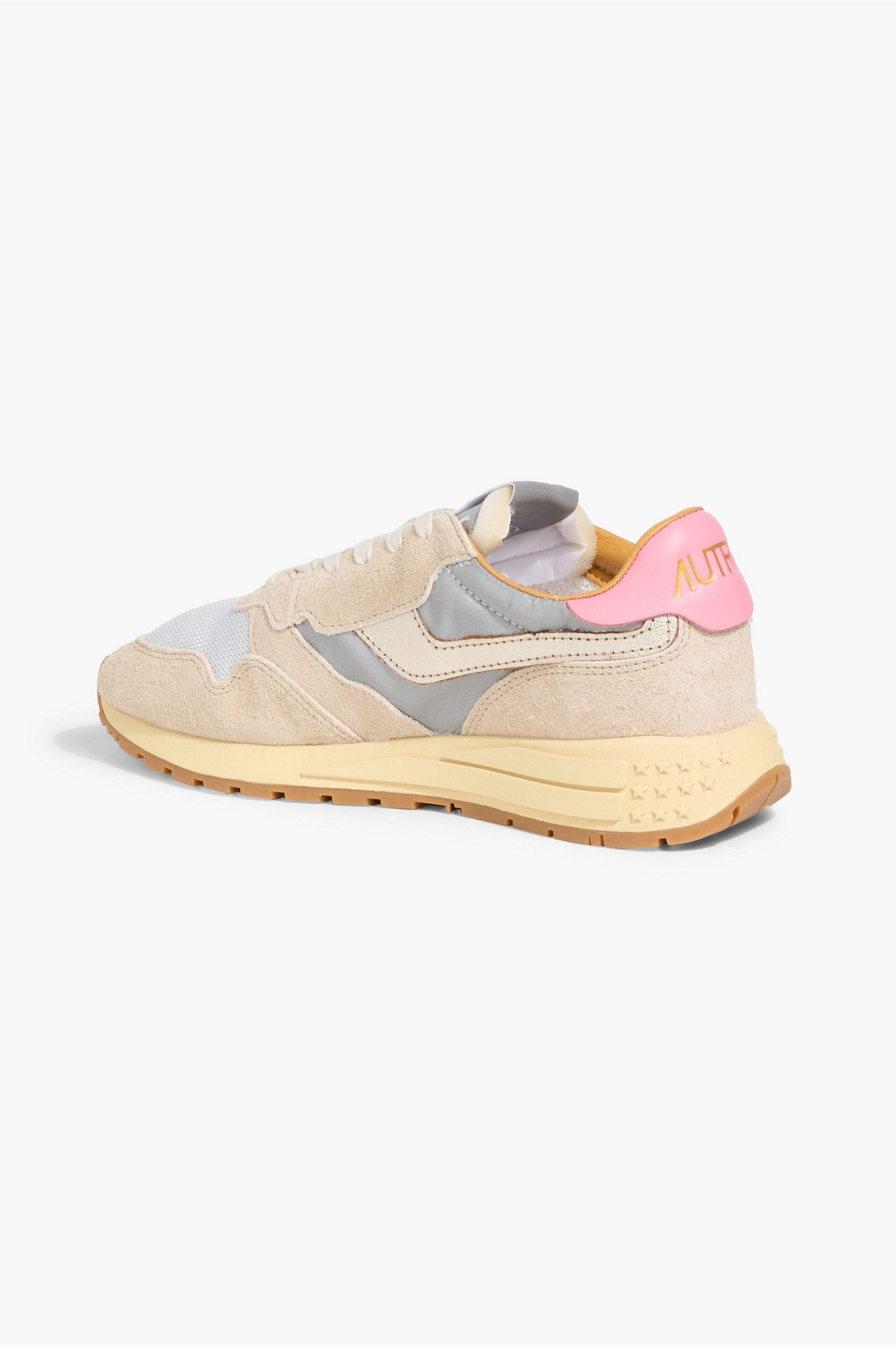 Autry Reelwind shell and suede sneakers thumbnail