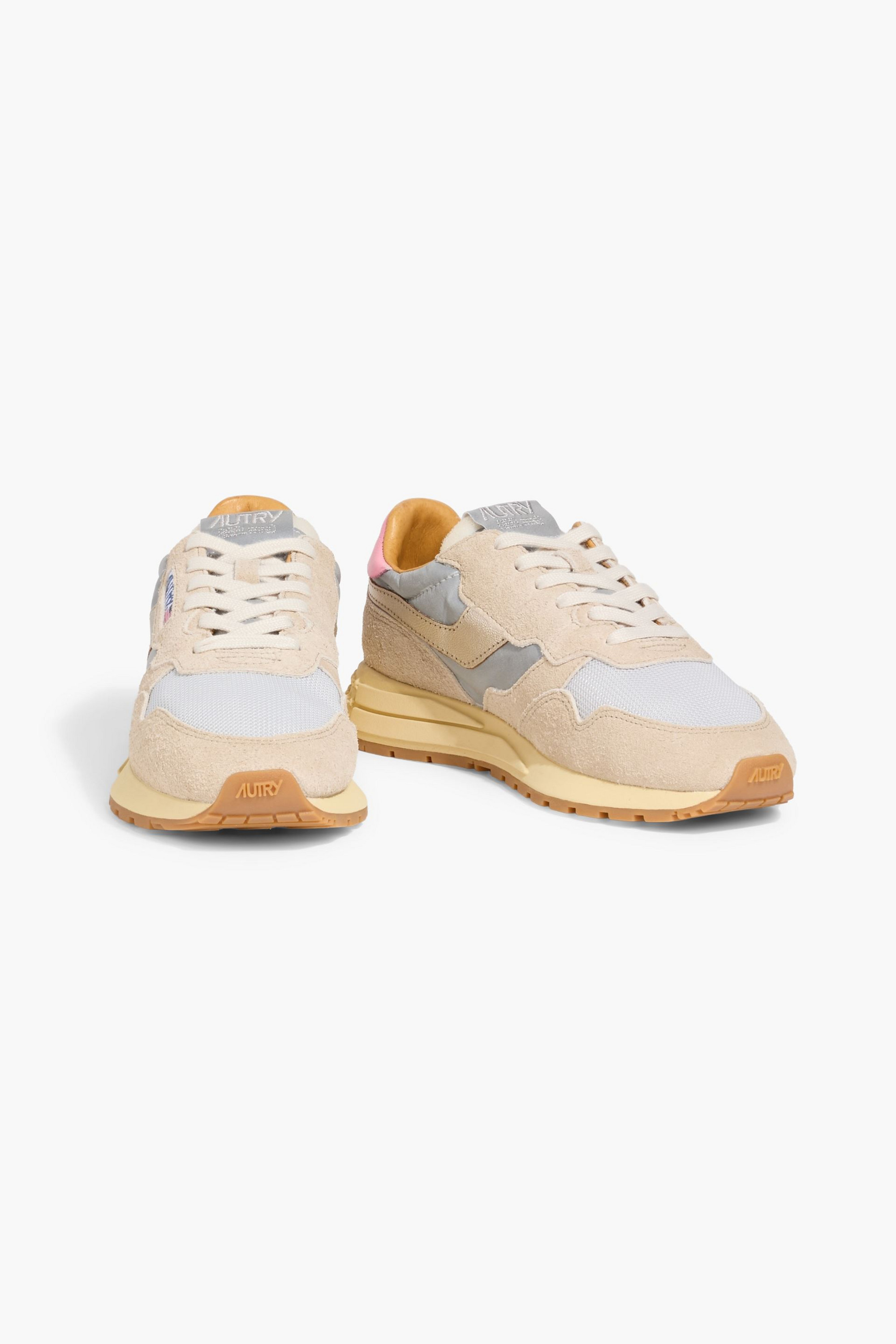 Autry Reelwind shell and suede sneakers thumbnail