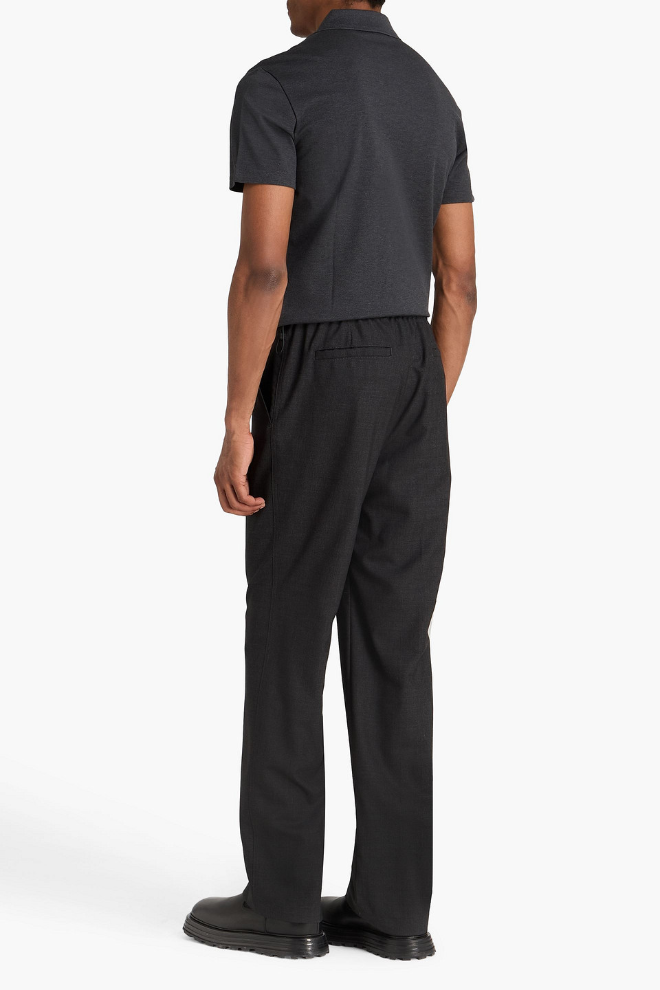  Versace - Hose Aus Wolle - Grau - It 48 