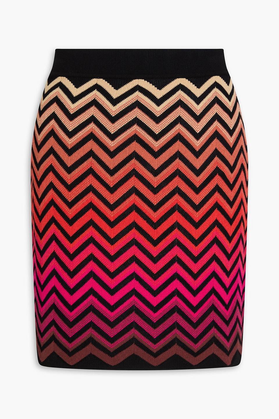 Missoni Crochet-knit Cotton-blend Mini Skirt In Multi