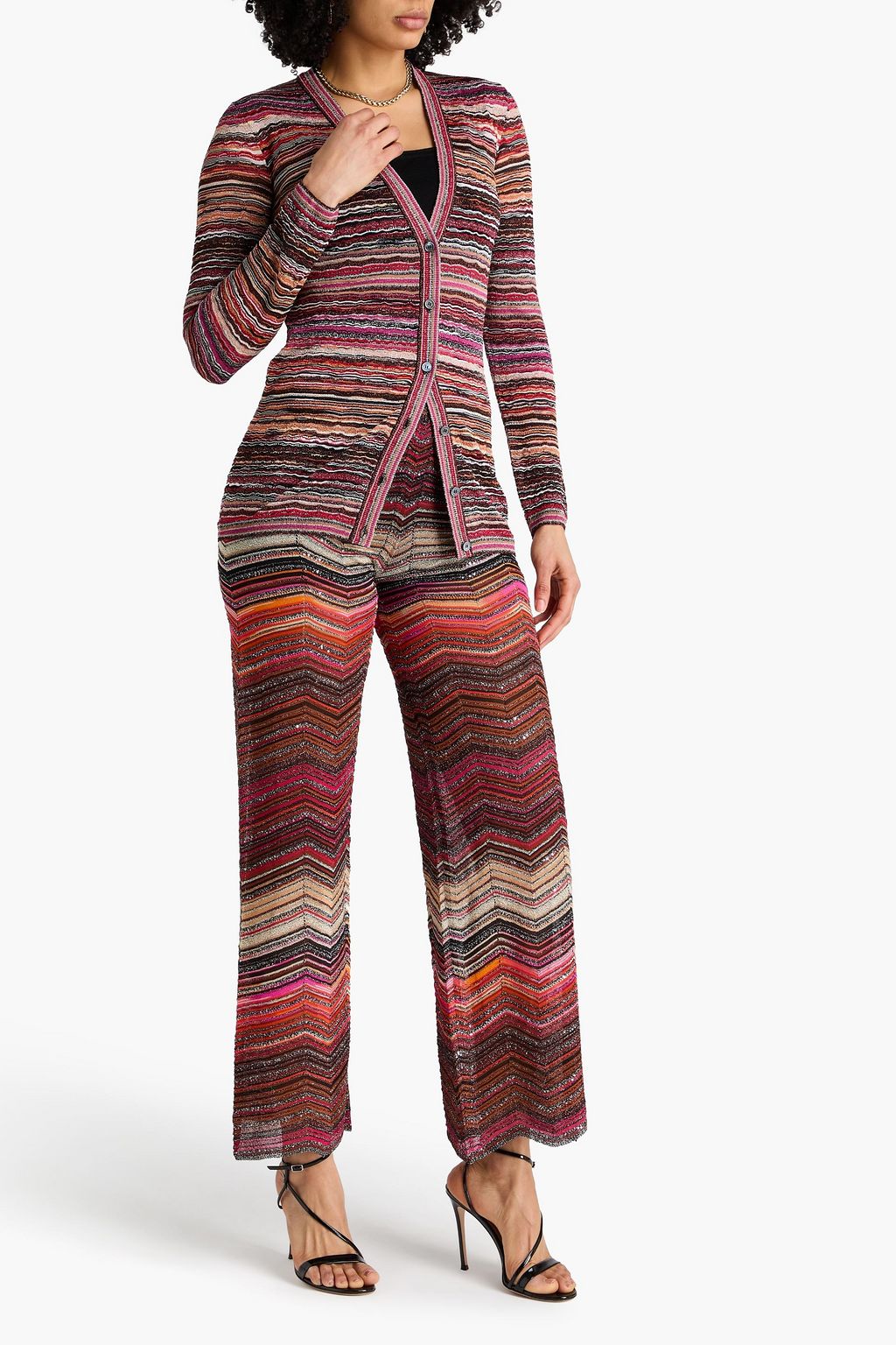 MISSONI Metallic crochet-knit cardigan | THE OUTNET