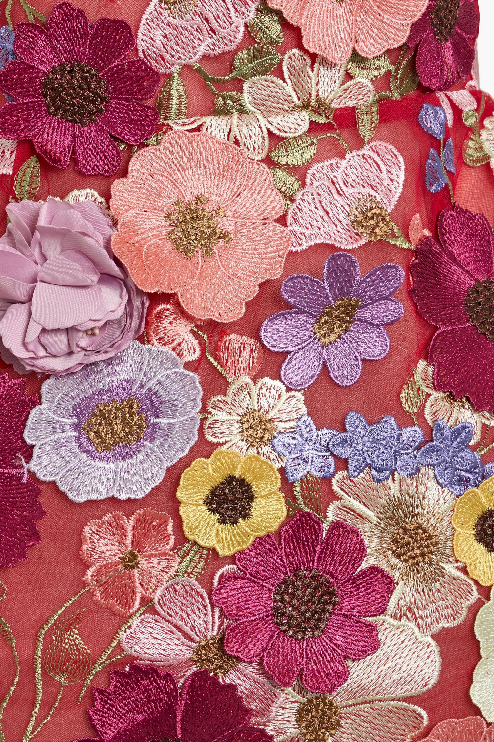 Bronx and Banco - Jasmine floral-appliquéd tulle mini dress | Plush