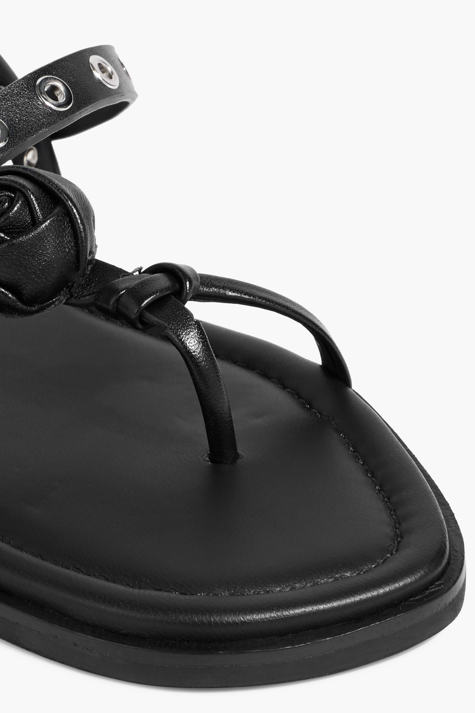 3.1 Phillip Lim Knotted leather slingback sandals