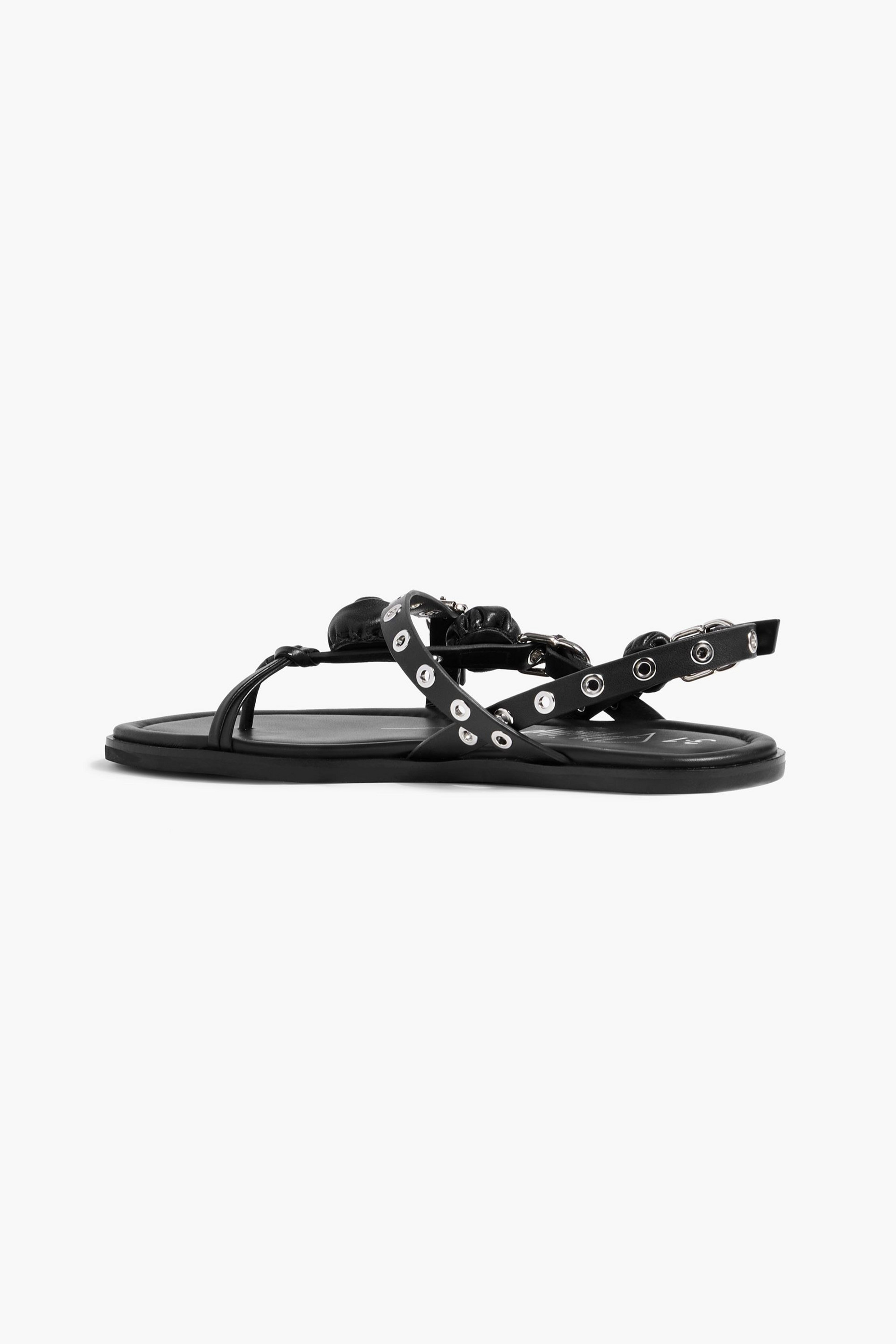 3.1 Phillip Lim Knotted leather slingback sandals