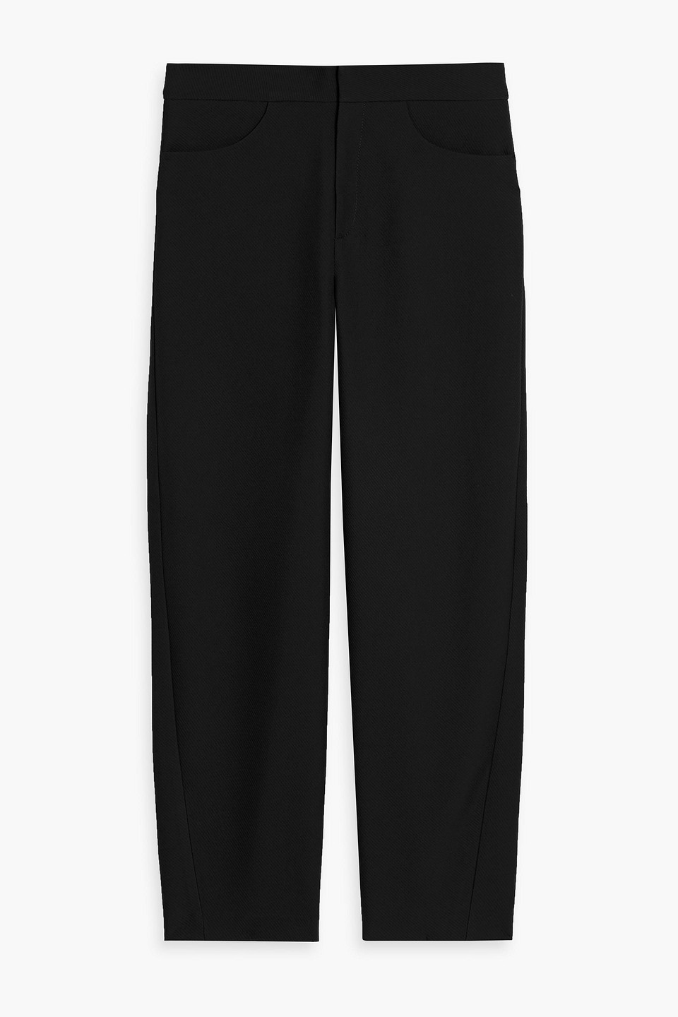 Totême Emmy Printed Silk-blend Crepon Maxi Dress In Black