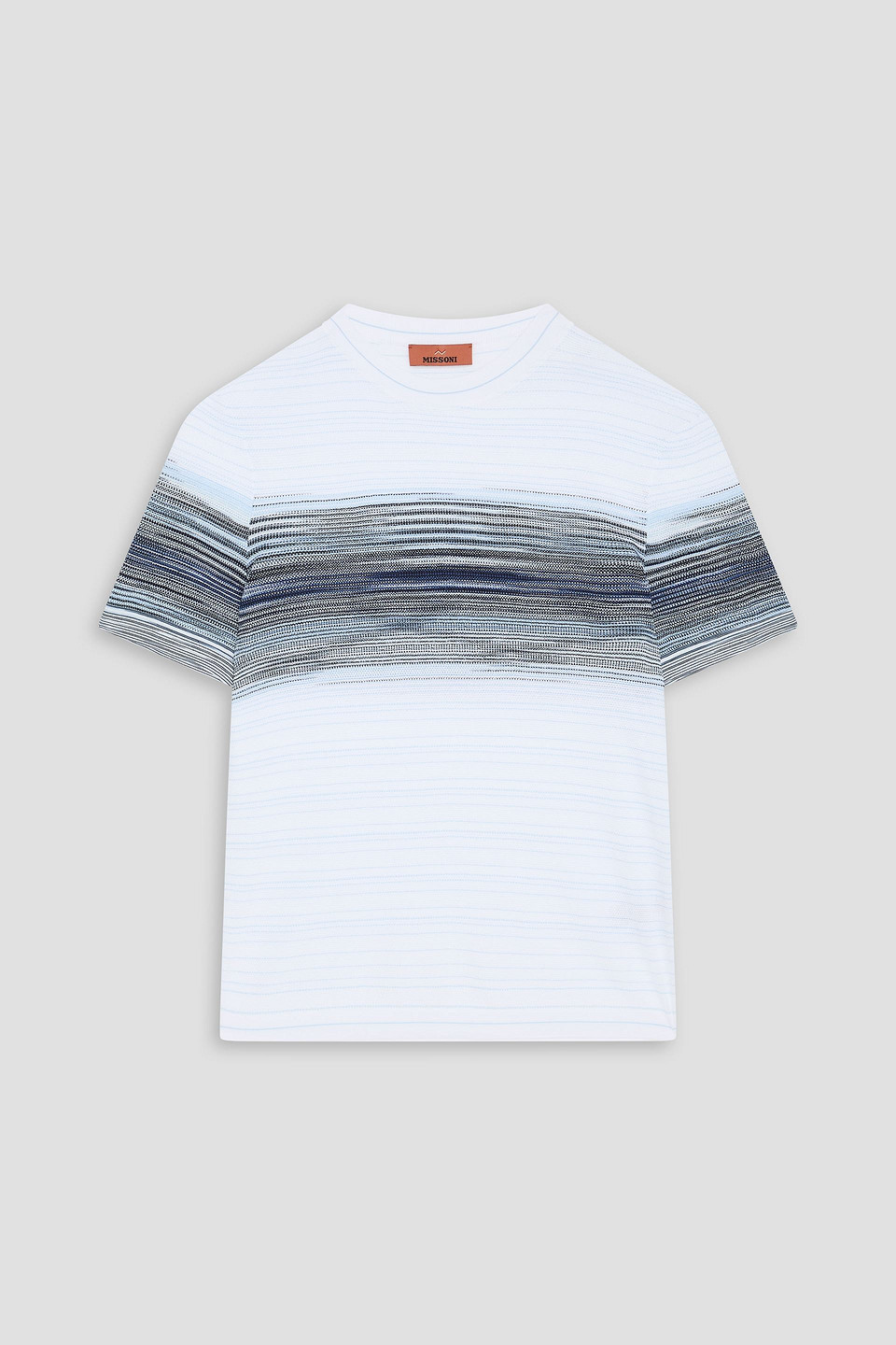 missoni - space-dyed cotton-jersey t-shirt - white - it 46