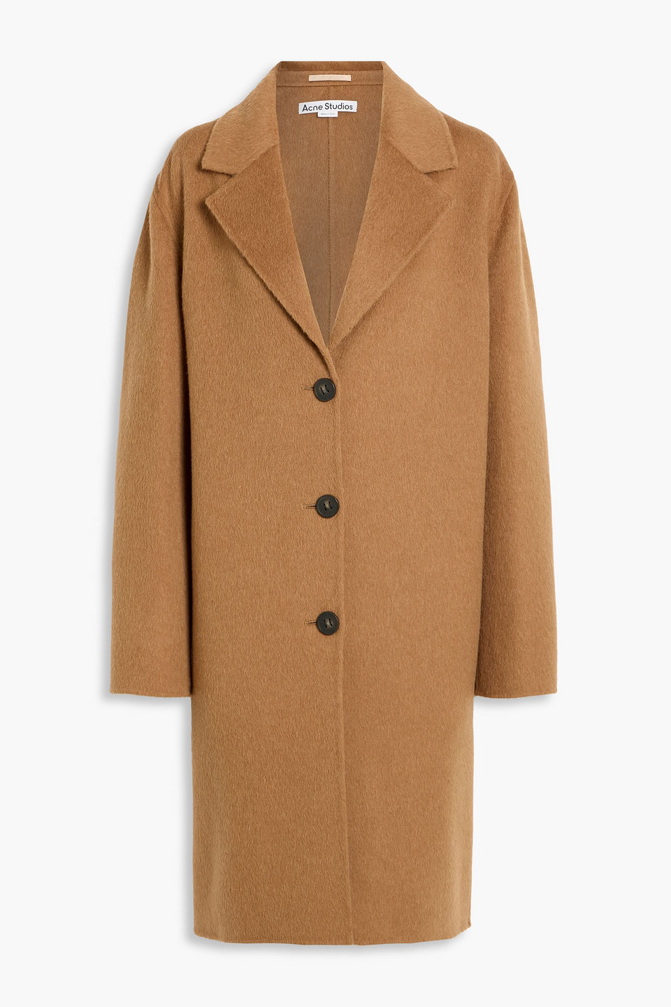 Acne Studios Wool And Alpaca-blend Coat In Brown