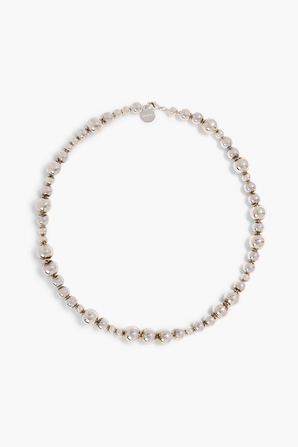 Lie Studio Silver-plated Necklace In Multi