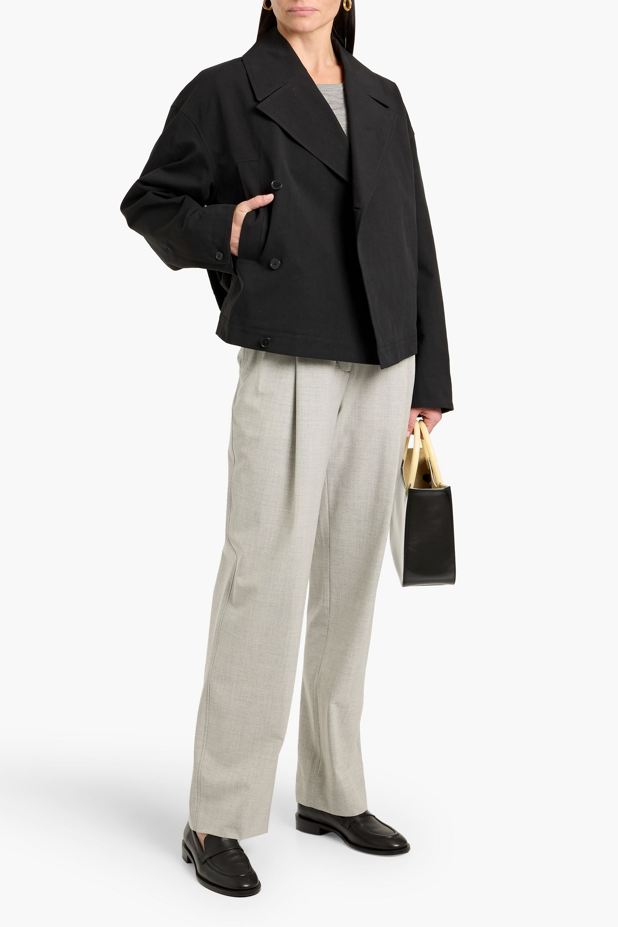 Loulou Studio Coen cotton jacket