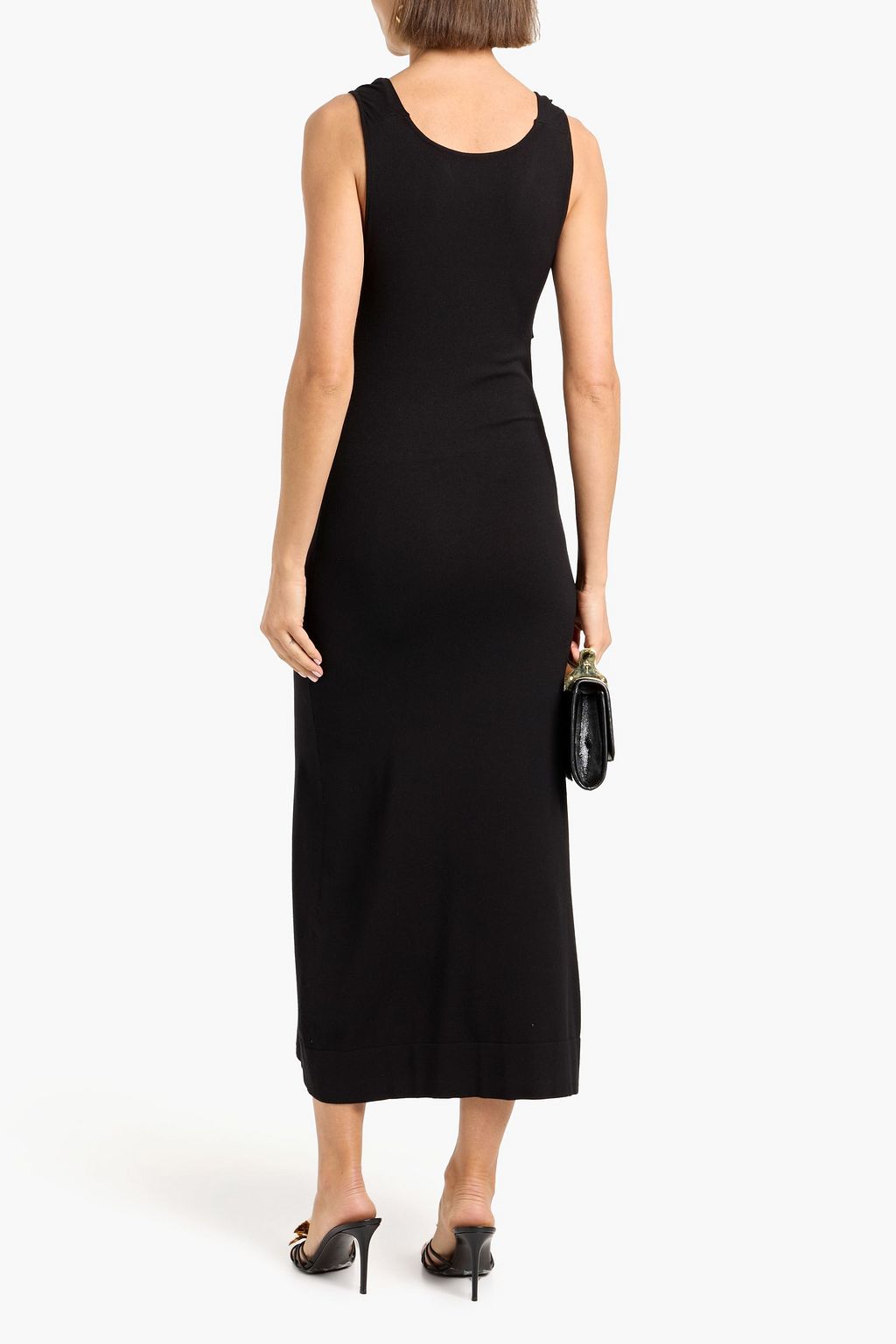 Altuzarra Draped stretch-knit midi dress - Women - Black Dresses - XS Altuzarra Draped stretch-knit midi dress - Women - Black Dresses - XS