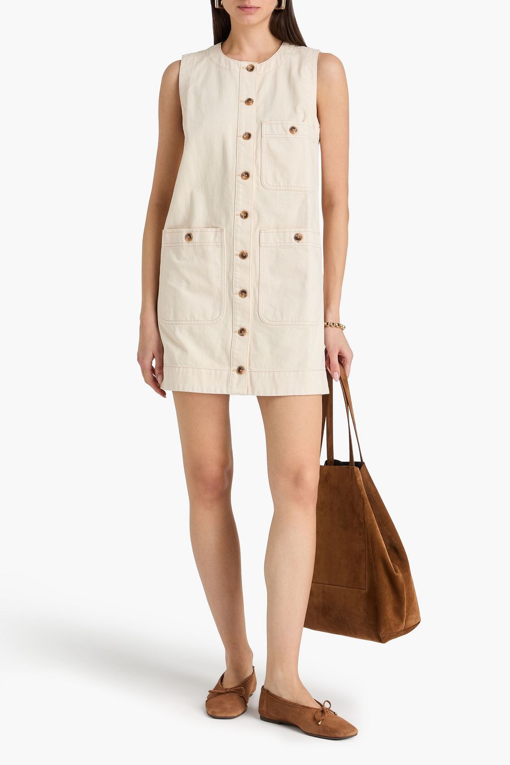 VERONICA BEARD Anais crepe mini dress | THE OUTNET