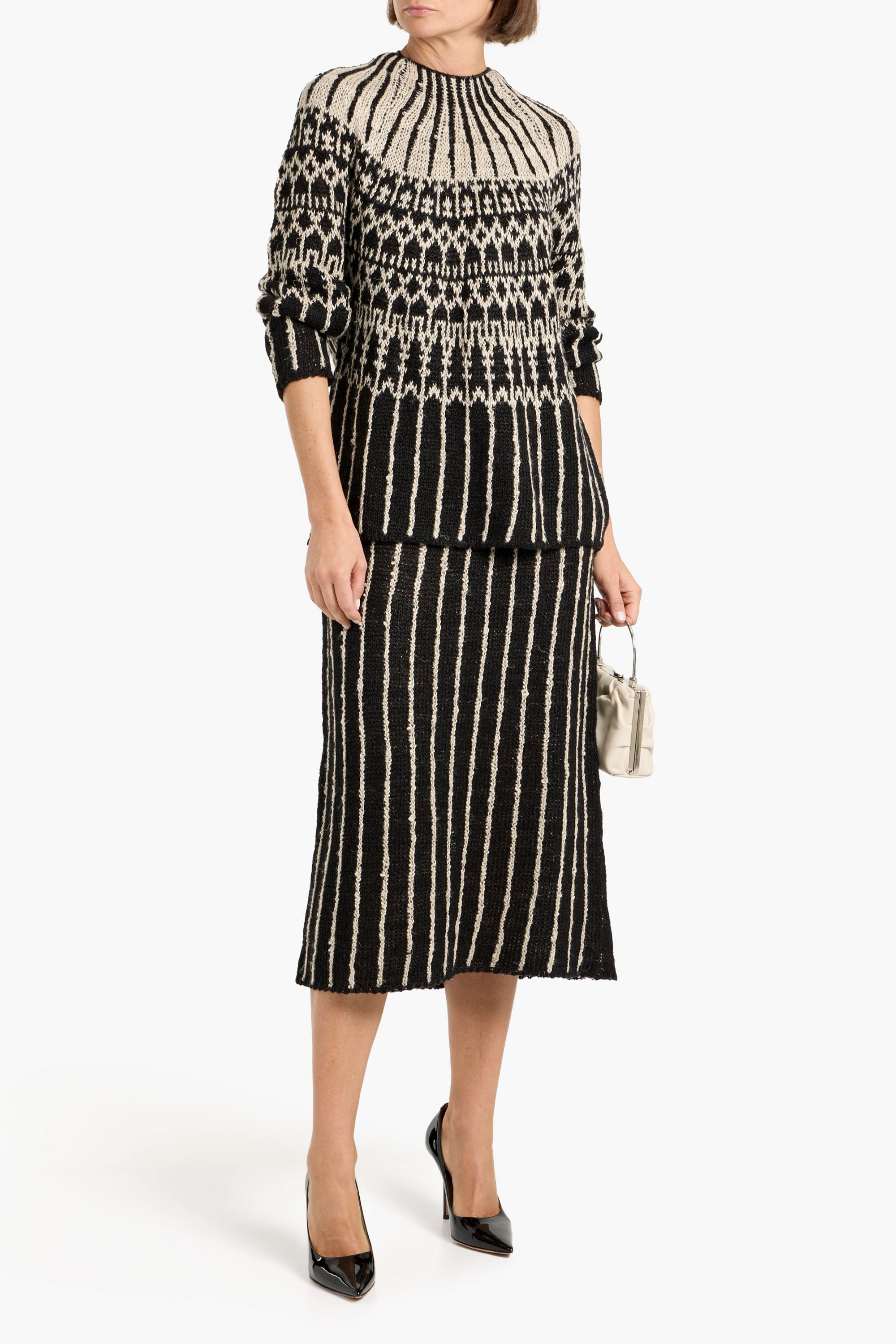 Altuzarra Flick Fair Isle linen-blend sweater